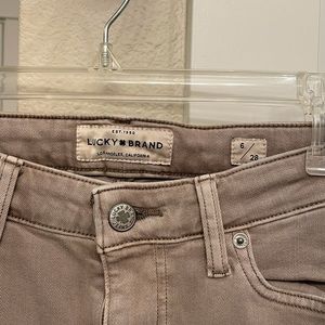 Tan Ankle Length Lucky Denim